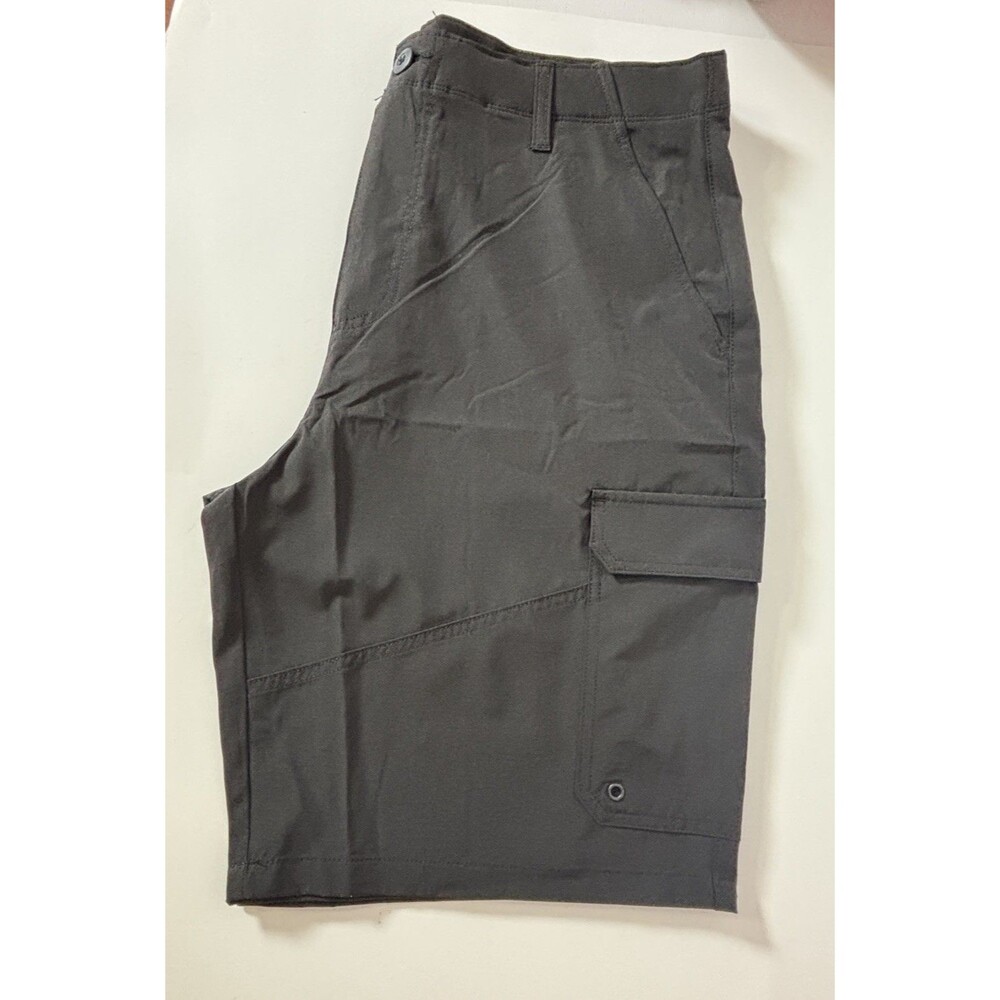 IRON CO. Men’s Stretch Hybrid Cargo Shorts Black Size 36